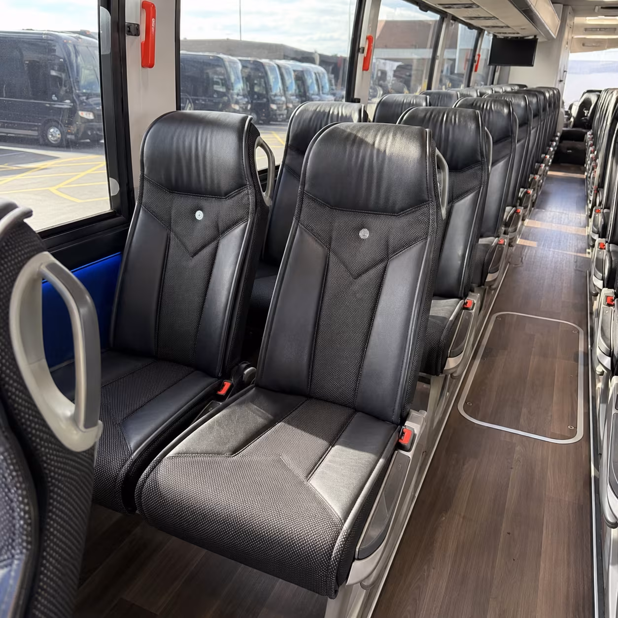 mesquite charter bus interior